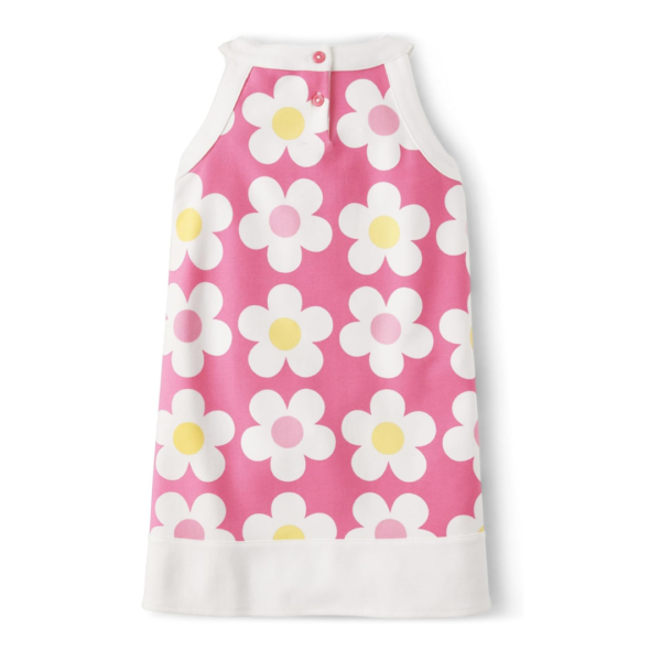 Girls' and Toddler Sleeveless Summer Dresses - Pink Flower - Image 2